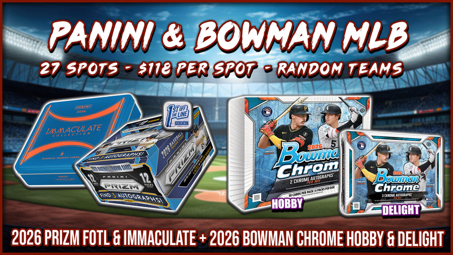 JML #1071 - Panini & Bowman MLB (Random Teams) (9/17/26)