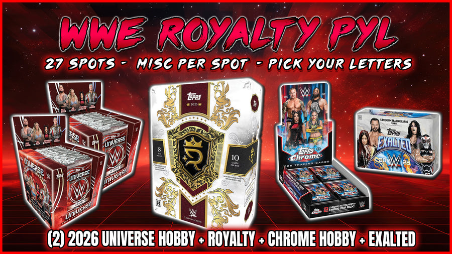 JML #1086 - WWE Royalty PYL (Pick Your Letter) (First Name) (10/1/26)
