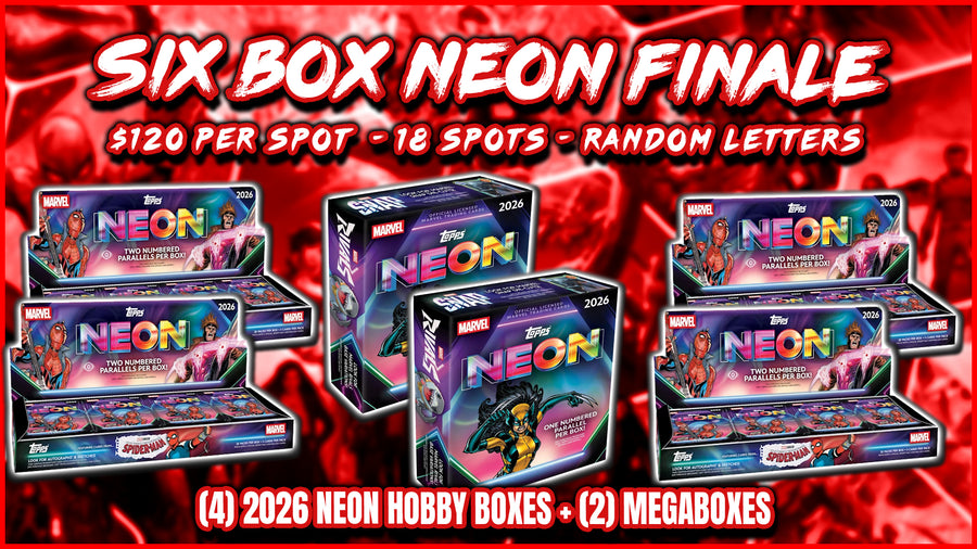 JML #1106 - Six Box NEON Finale (Random Letter) (10/15/26)