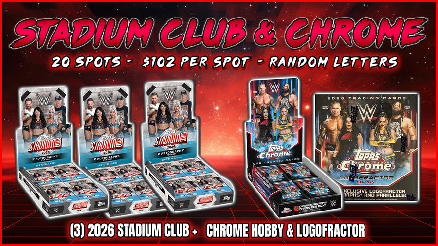 JML #1116 - Stadium Club & Chrome (Random Letter) (10/29/26)