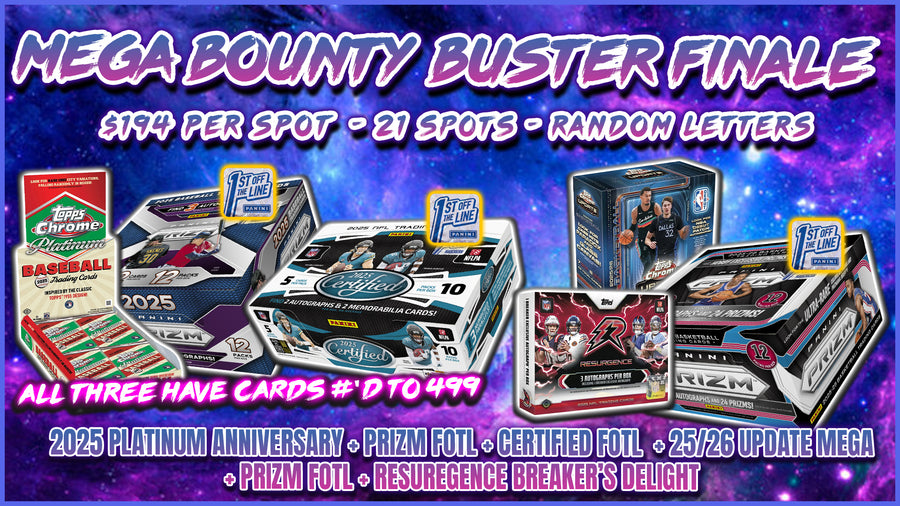 RGL #5796 - Mega Bounty Buster Finale (Random Letter) (8/19/26)