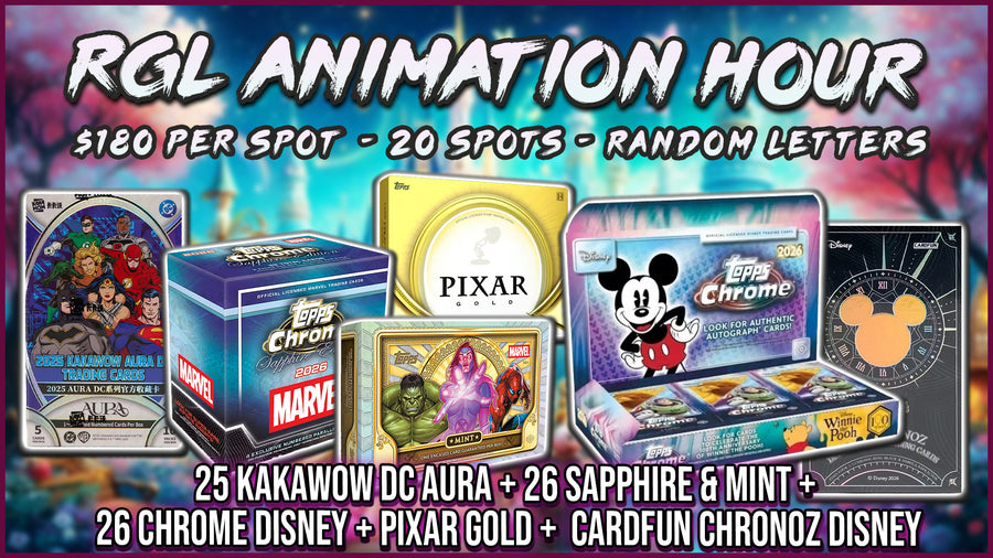 RGL #5806 - RGL Animation Hour (Random Letter) (8/22/26)