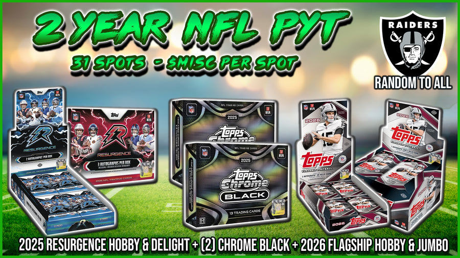 RGL #5813 - 2 Year NFL PYT (8/26/26) (Raiders Random)