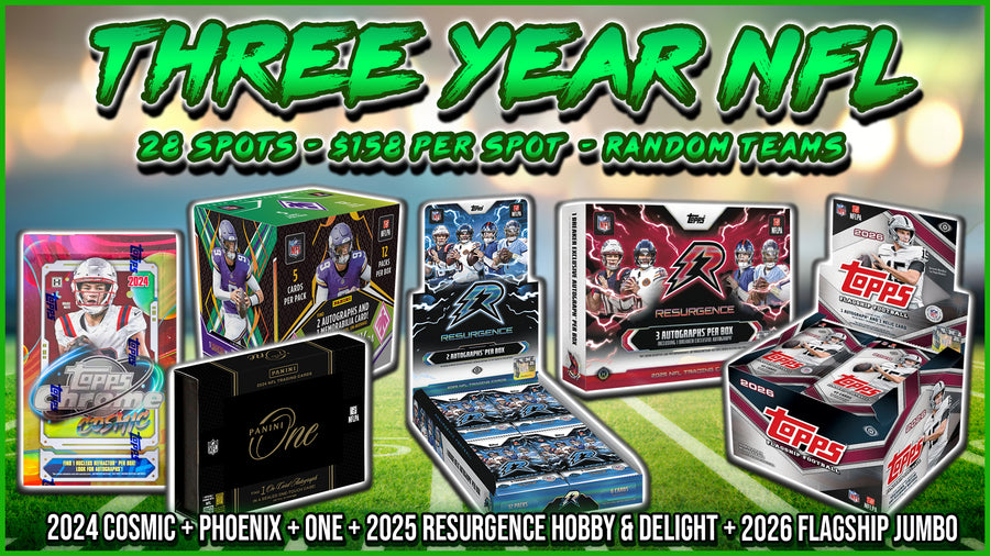 RGL #5833 - Three Year NFL (Random Team) (8/29/26)