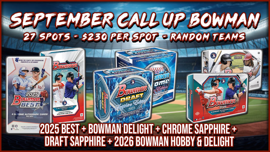 RGL #5840 - September Call Up Bowman (Random Team) (9/1/26)