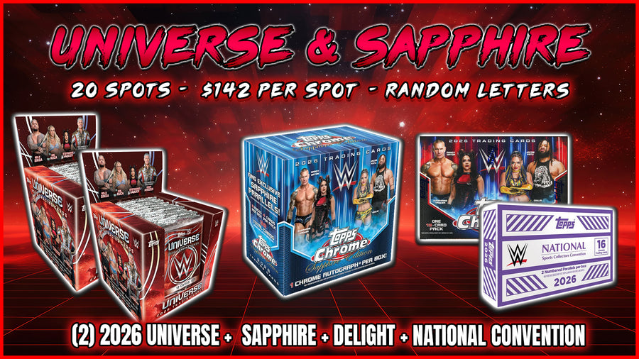 RGL #5870 - Universe & Sapphire (Random Letter) (9/12/26)