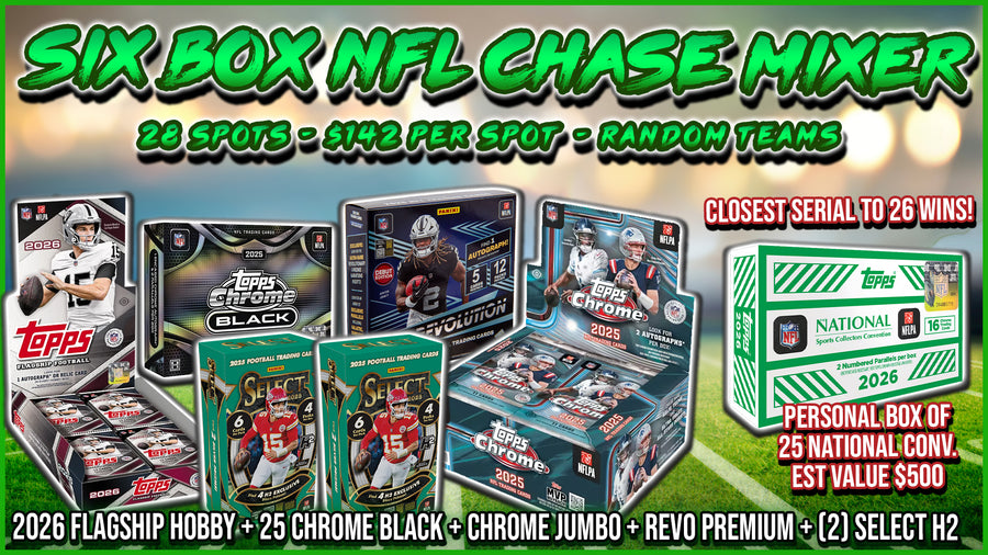 RGL #5920 - Six Box NFL Chase Mixer (Random Teams) (9/26/26)