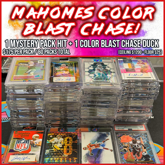 RGL #2215 - Mahomes Color Blast Mystery Pack Chase (Breaking LIVE 10/14/23)