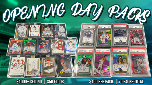 RGL #2709 - MLB Opening Day Mystery Packs (Ceiling $1000+ | Floor $50) (3/23/24)