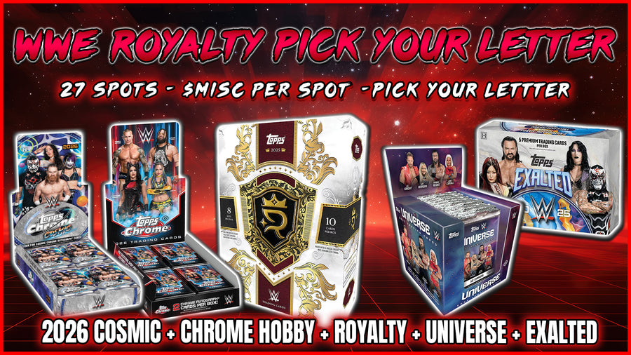 JML #1035 - WWE Royalty PYL (Pick Your Letter) (First Name) (8/27/26)