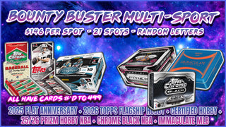 JML #1042 - Bounty Buster Multi-Sport (Random Letter) (8/27/26)