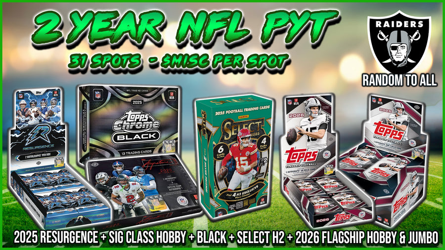 JML #1046 - 2 Year NFL PYT (9/3/26) (Raiders Random)