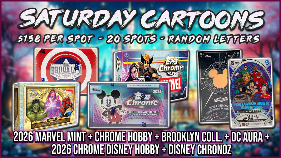 JML #1054 - Saturday Cartoons (Random Letter) (9/5/26)