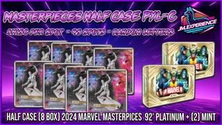 JML #1070 - Masterpieces Half Case PYL/PYC (Pick Your Letter/Character) (First Name) (9/17/26)