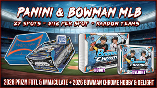 JML #1071 - Panini & Bowman MLB (Random Teams) (9/17/26)