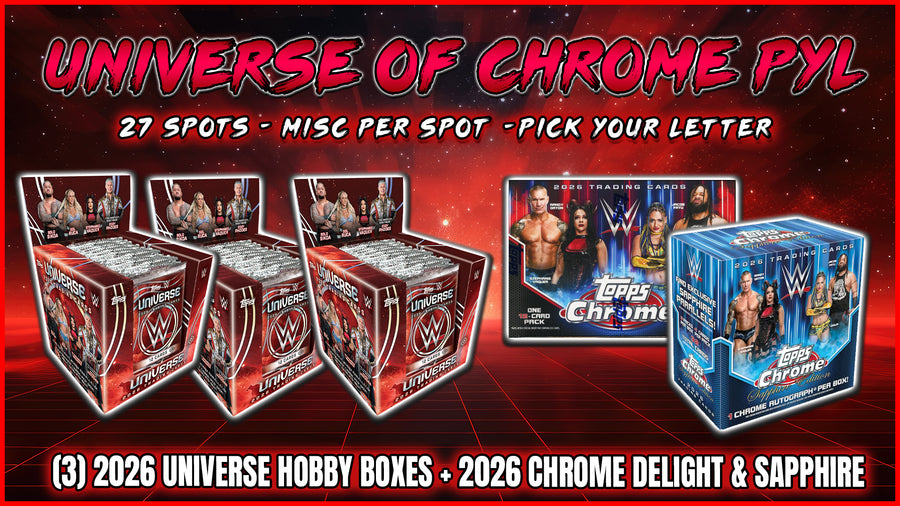 JML #1092 - Universe of Chrome PYL (Pick Your Letter) (First Name) (10/8/26)