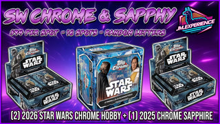 JML #1094 - Star Wars Chrome & Sapphire (Random Letter) (10/8/26)