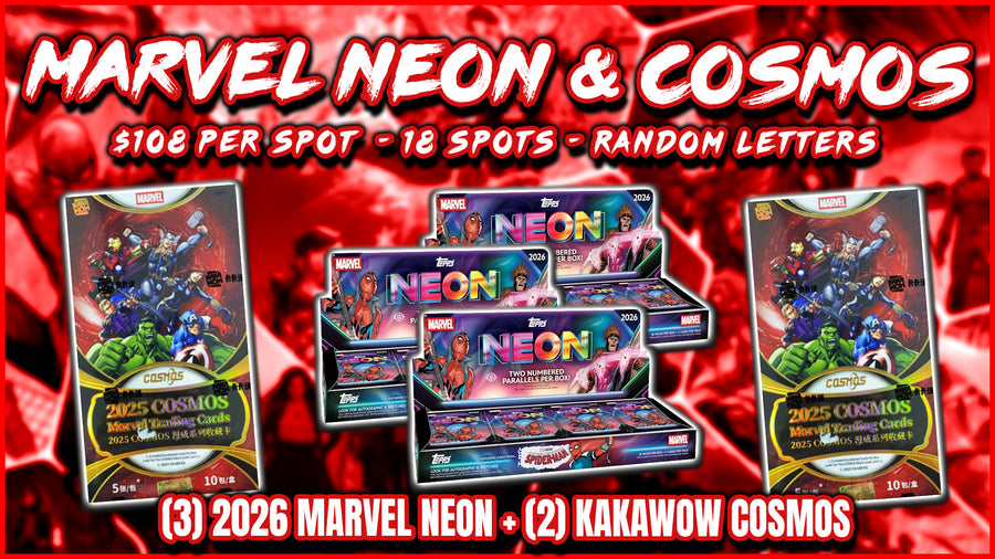 JML #1103 - Marvel Neon & Cosmos (Random Letter) (10/15/26)