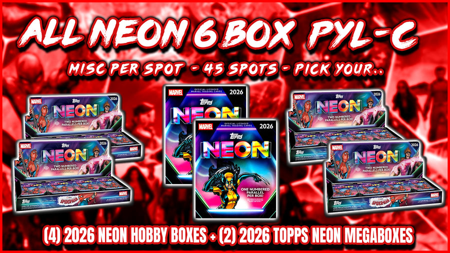 JML #1107 - All Neon 6 Box PYL/PYC (Pick Your Letter/Character) (First Name) (10/22/26)