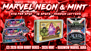 JML #1111 - Marvel Neon & Mint (Random Letter) (10/22/26)