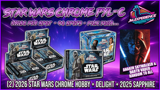JML #1115 - Star Wars Chrome PYL/PYC (Pick Your Letter/Character) (First Name) (10/29/26)