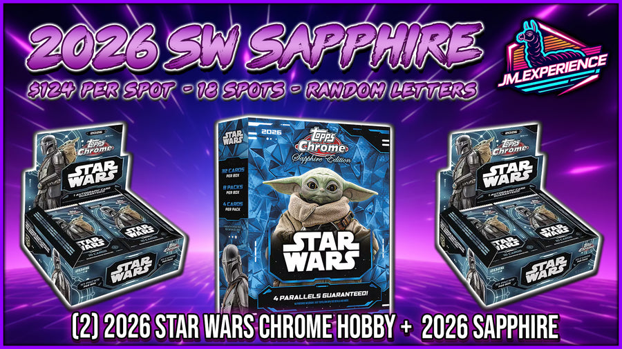 JML #1118 - 2026 Star Wars Sapphire Mixer (Random Letter) (10/29/26)