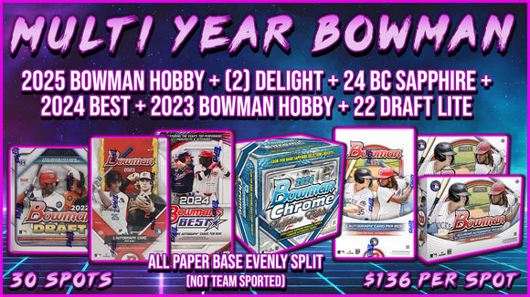 RGL #BONUS1 - Bowman Multi-Year Mixer (5/9/25)