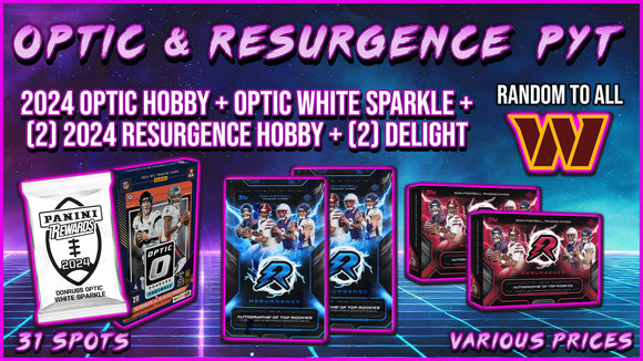 RGL #4111 - Optic & Resurgence NFL PYT (Commanders Random) (5/14/25)