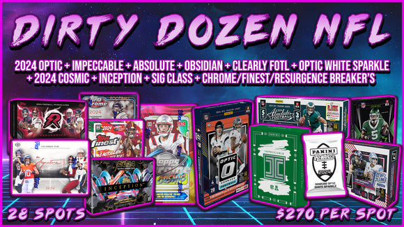 RGL #4126 - 'Dirty Dozen' 12 Box NFL (5/17/25)