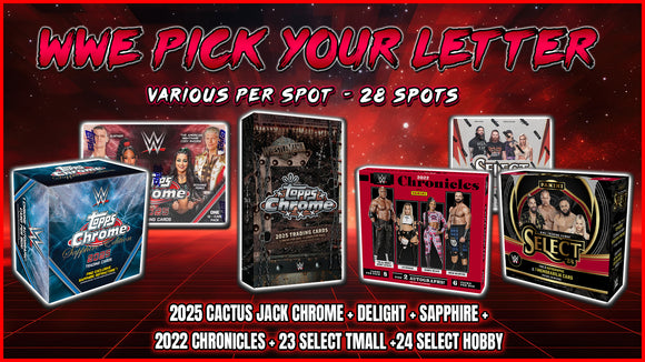RGL #4353 - WWE Cactus Pick Your Letter (First Name) (7/16/25)