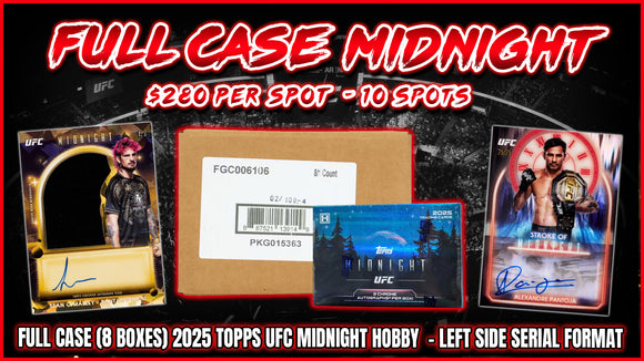 RGL #4438 - UFC Midnight Full Case Left Side Serial (8/9/25)