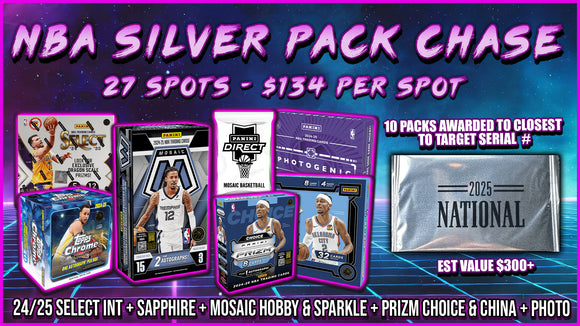 RGL #4443 - National Silver Packs Chase NBA (8/9/25)