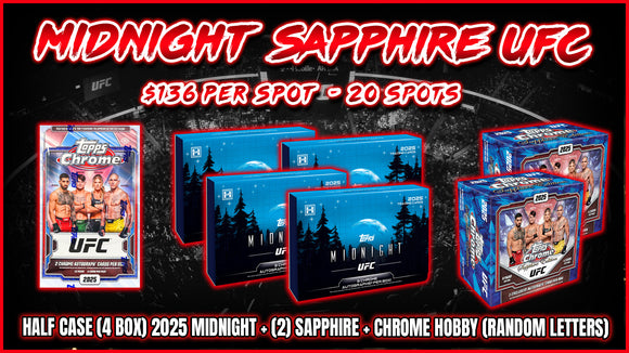 RGL #4445 - UFC Midnight & Sapphire Random Letters (8/9/25)