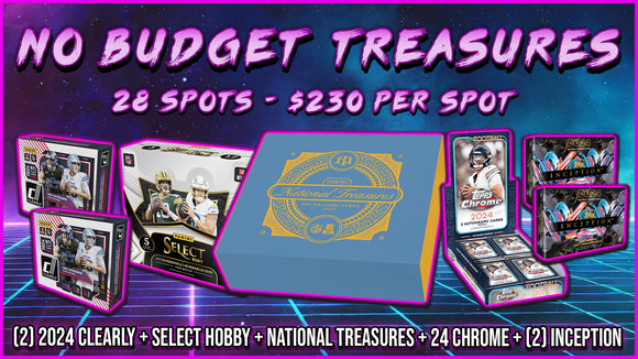 RGL #4446 - No Budget NFL Treasures (8/9/25)