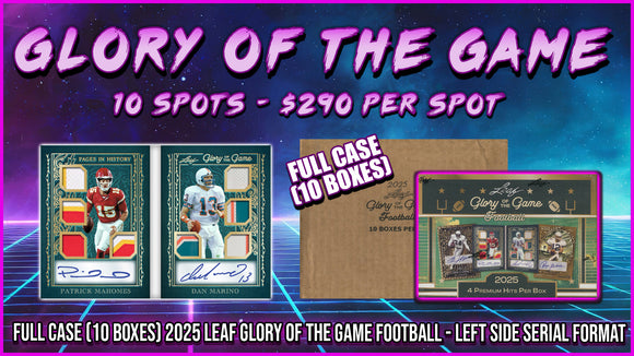 RGL #4489 - Leaf Glory of the Game FB Left Side Serial (8/23/25)