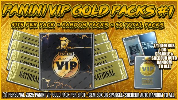 RGL #4485 - National Convention Gold Pack Personals #1 (8/23/25)