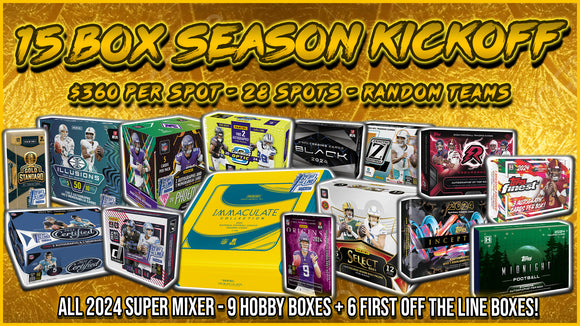RGL #4529 - 15 Box NFL Season Kickoff (9/3/25)
