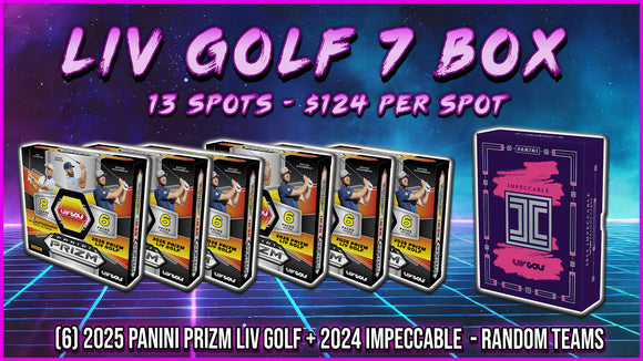 RGL #4532 - Prizm & Impeccable LIV Golf (Random Teams) (9/3/25)