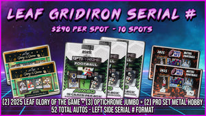 RGL #4544 - Leaf Gridiron 7 Box Serial Number Mixer (9/5/25)