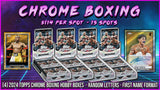 25% Filler - RGL #4545 - Topps Chrome Boxing (Random Letters) (9/5/25)