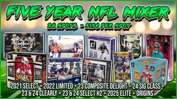 RGL #4650 - 5 Year NFL Mixer (10/4/25)
