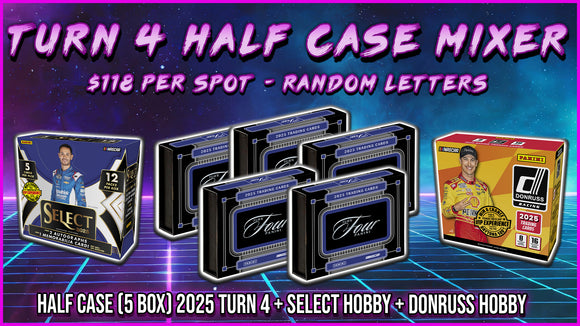 RGL #4678 - Turn 4 NASCAR Half Case Mixer (10/11/25)