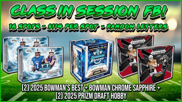 RGL #4848 - Class in Session College FB (Random Letters) (12/13/25)