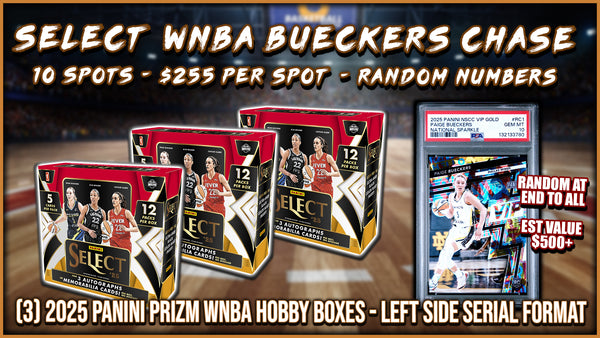 RGL #5446 - Select WNBA w/Bueckers Chase Left Side Serial (10 Spot