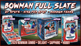 25% Filler - RGL #5563 - Bowman Full Slate (6/20/26)