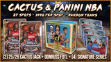 25% Filler - RGL #5580 - Cactus & Panini NBA (6/24/26)