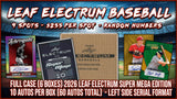 10% Filler - RGL #5599 - Leaf Electrum Baseball Serial (9 Spot) (6/30/26)
