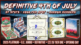 10% Filler - RGL #5625 - Definitive 4th of July MLB #2 (7/2/26)