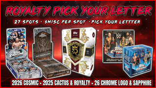 JML #1027 - Royalty WWE PYL (Pick Your Letter) (First Name) (8/20/26)