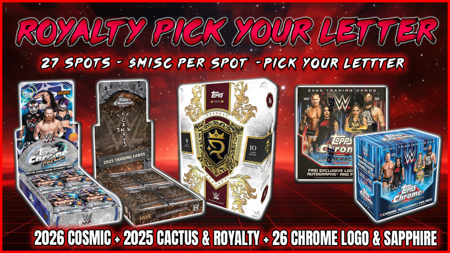 RGL #5784 - Royalty WWE PYL (Pick Your Letter) (First Name) (8/19/26)